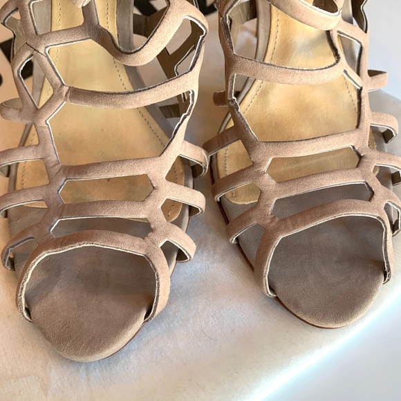 Schutz Juliana Heel Sandal in Tanino Leather - Picture 2 of 6